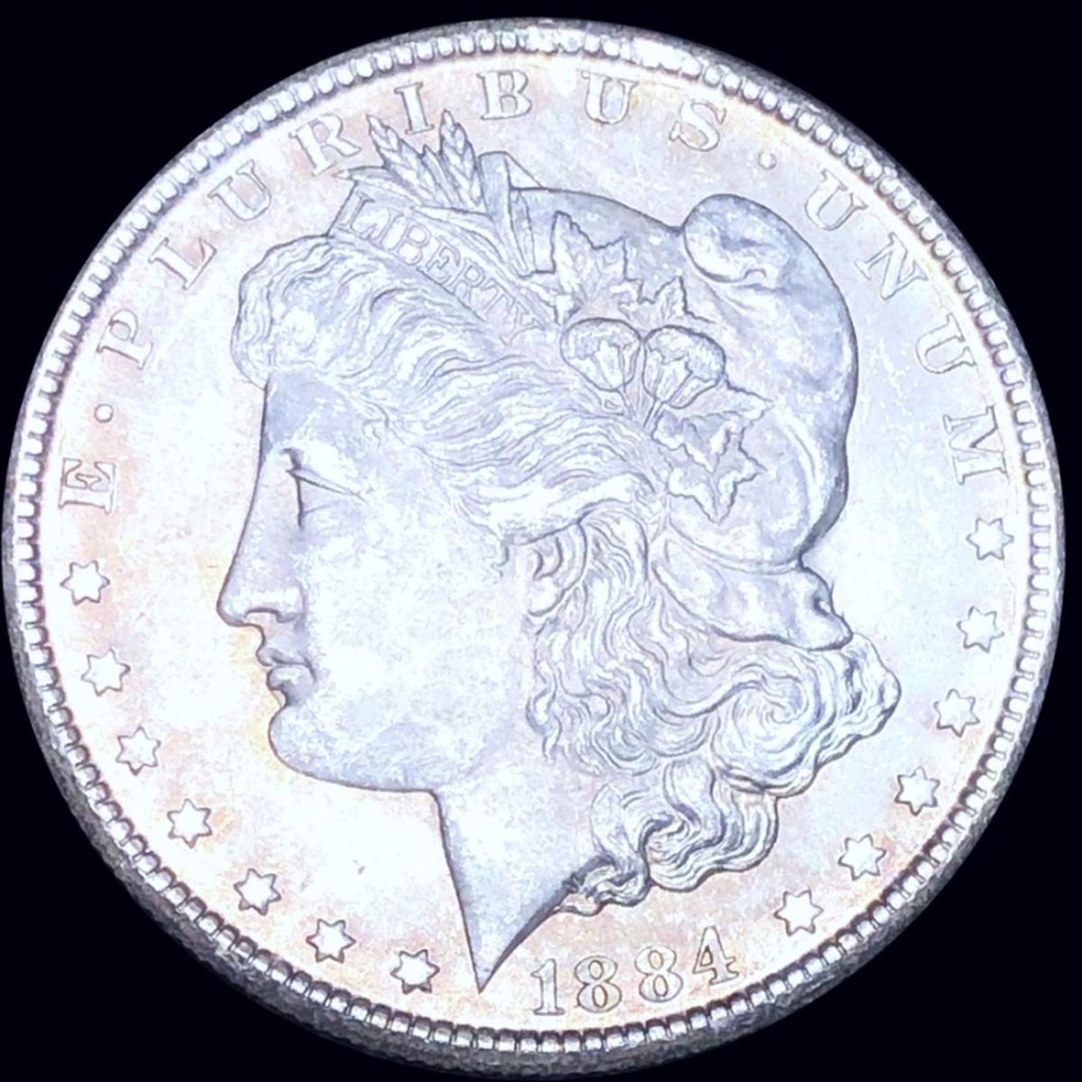 1884-CC Morgan Silver Dollar CLOSELY UNCIRCULATED