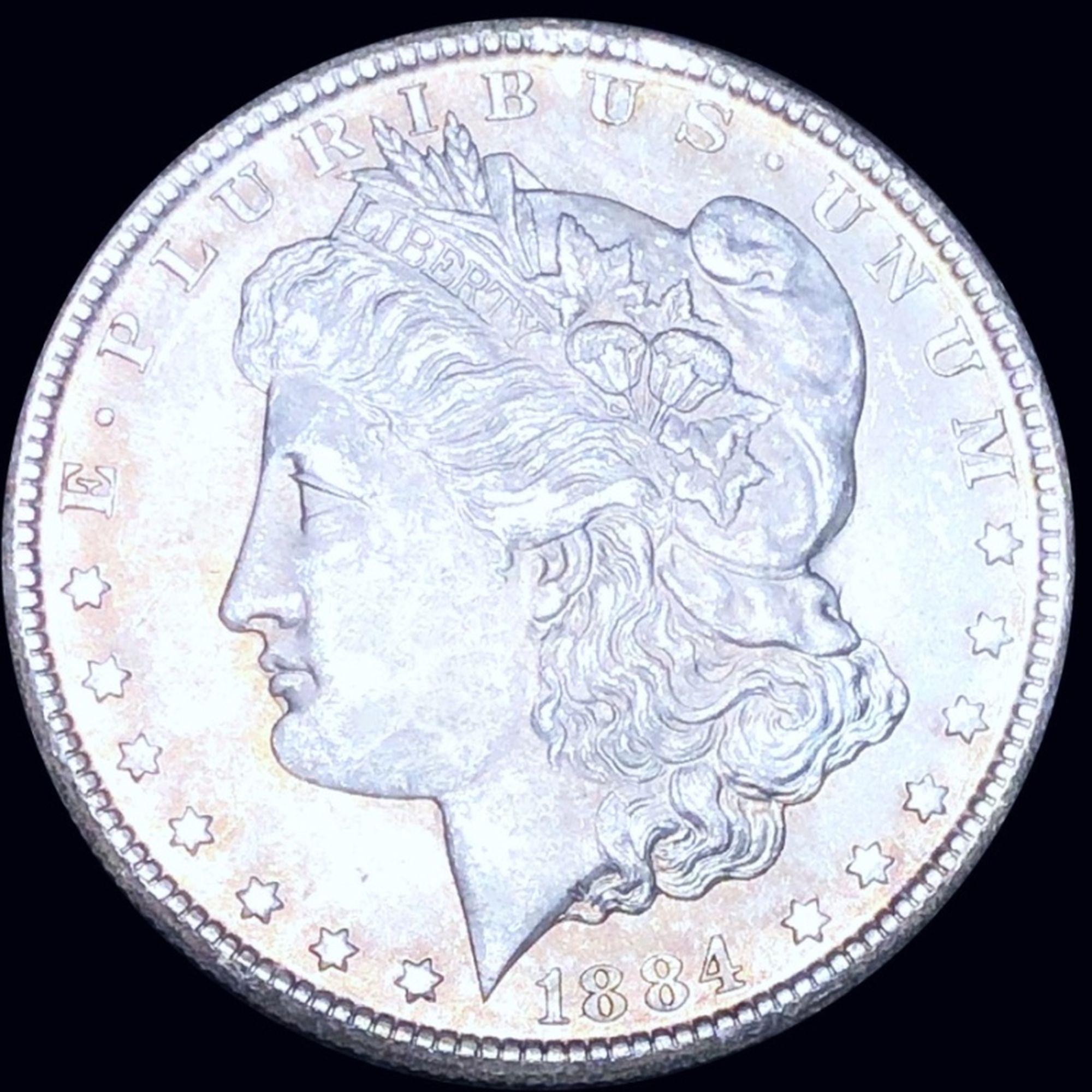 1884-CC Morgan Silver Dollar CLOSELY UNCIRCULATED