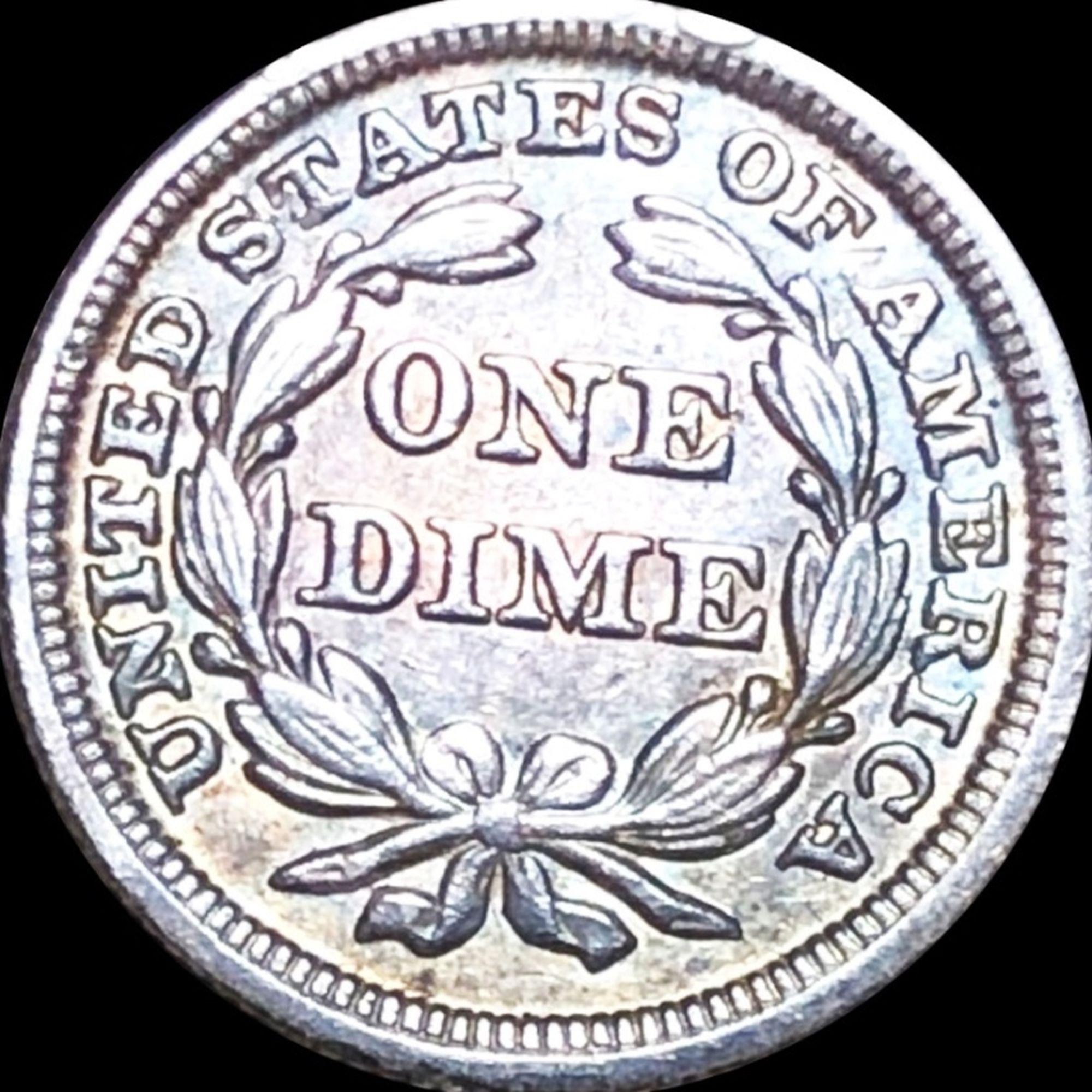 1849 Seated Liberty Dime CLOSELY UNCIRCULATED