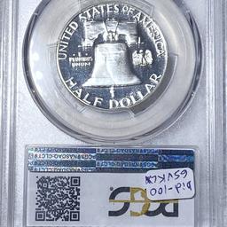 1957 Franklin Half Dollar PCGS - PR 67 CAM