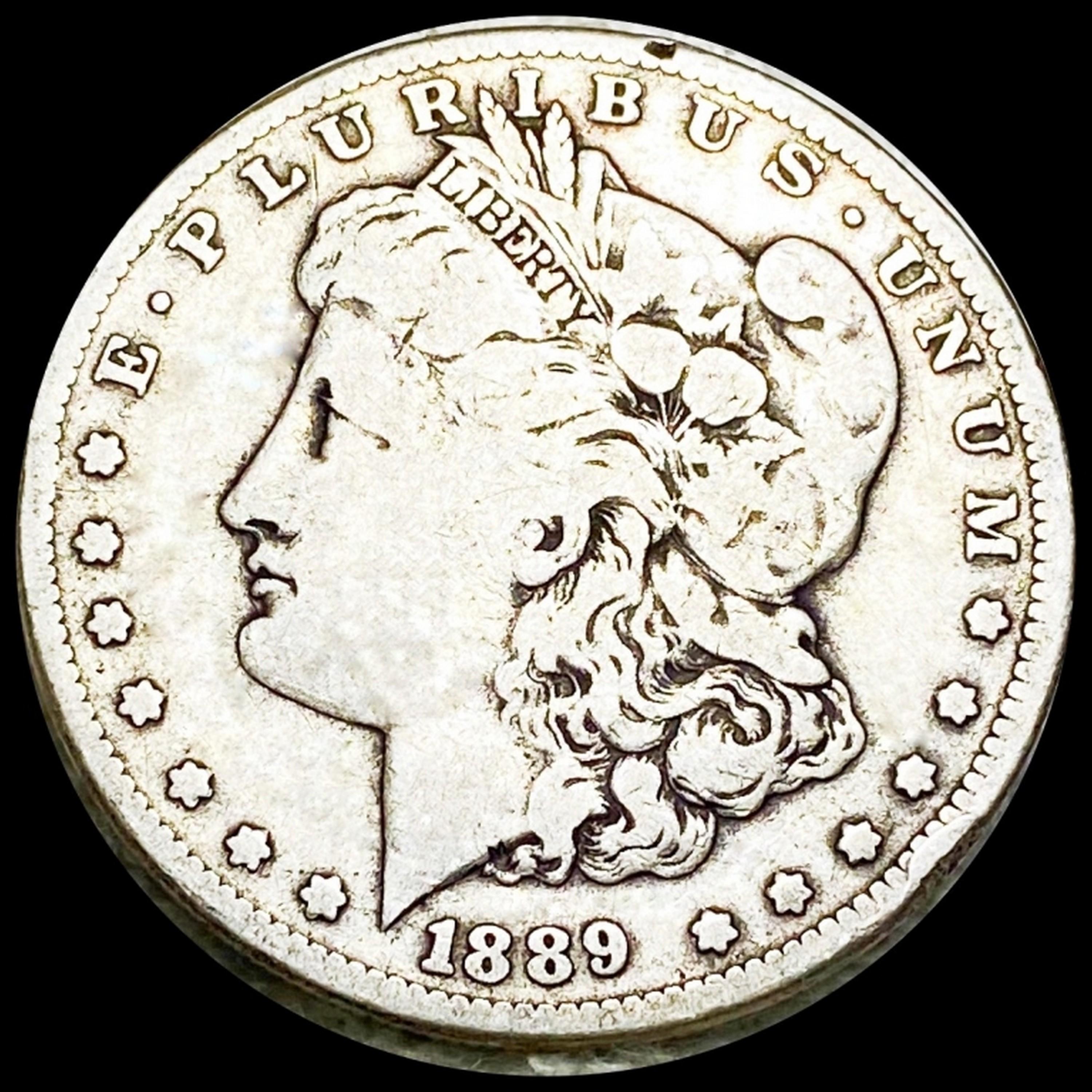1889-CC Morgan Silver Dollar