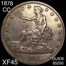 1878-CC Silver Trade Dollar LIGHTLY CIRCULATED