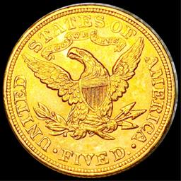 1898 $5 Gold Half Eagle UNCIRCULATED