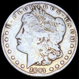 1891-CC Morgan Silver Dollar NICELY CIRCULATED