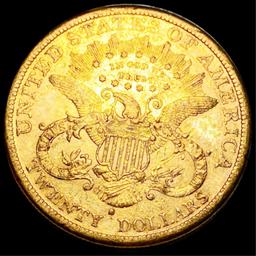 1882-S $20 Gold Double Eagle UNCIRCULATED