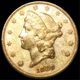 1889-S $20 Gold Double Eagle UNCIRCULATED