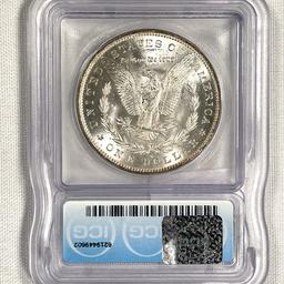1883-O Morgan Silver Dollar ICG-MS64