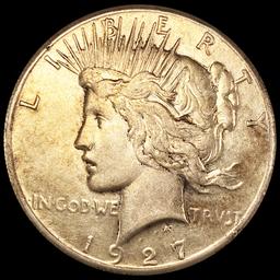 1927 Silver Peace Dollar CLOSELY UNCIRCULATED