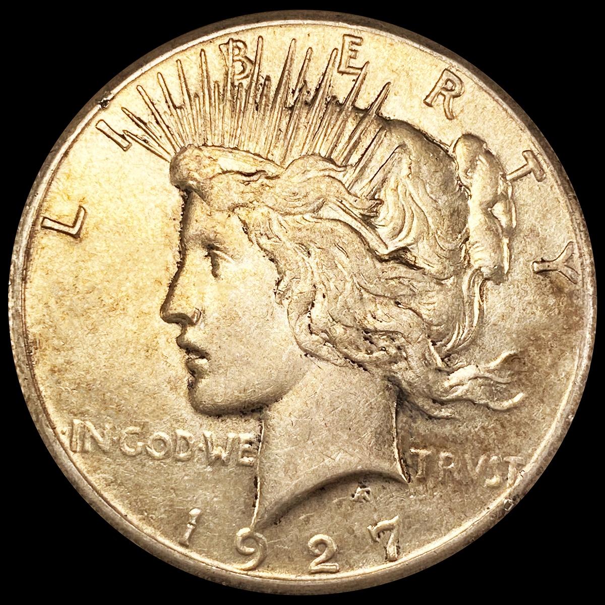 1927 Silver Peace Dollar CLOSELY UNCIRCULATED