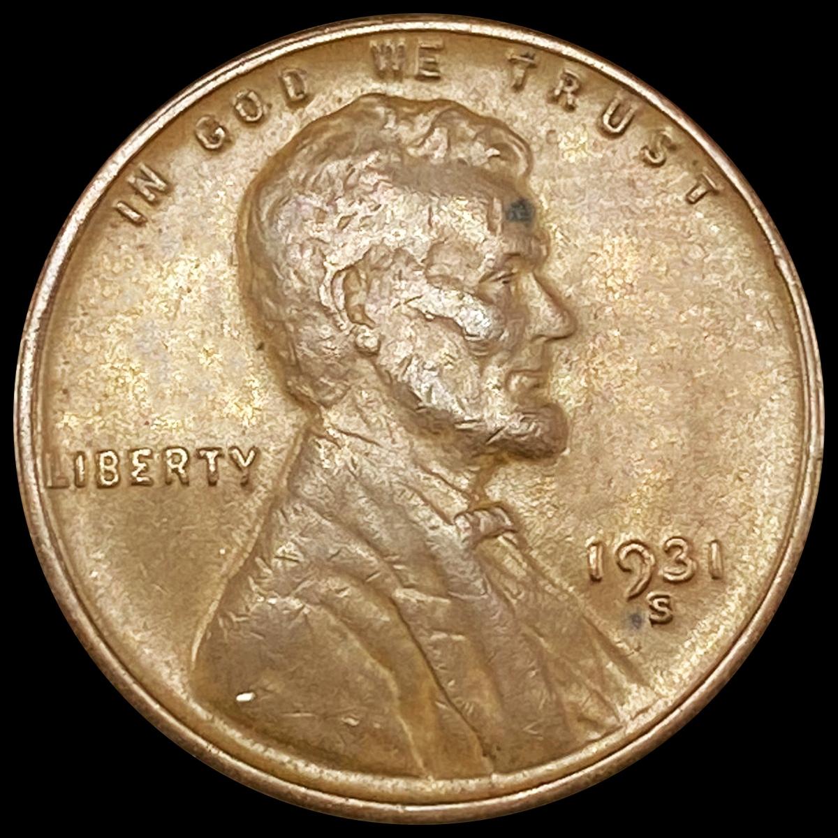 1931-S Wheat Cent UNCIRCULATED