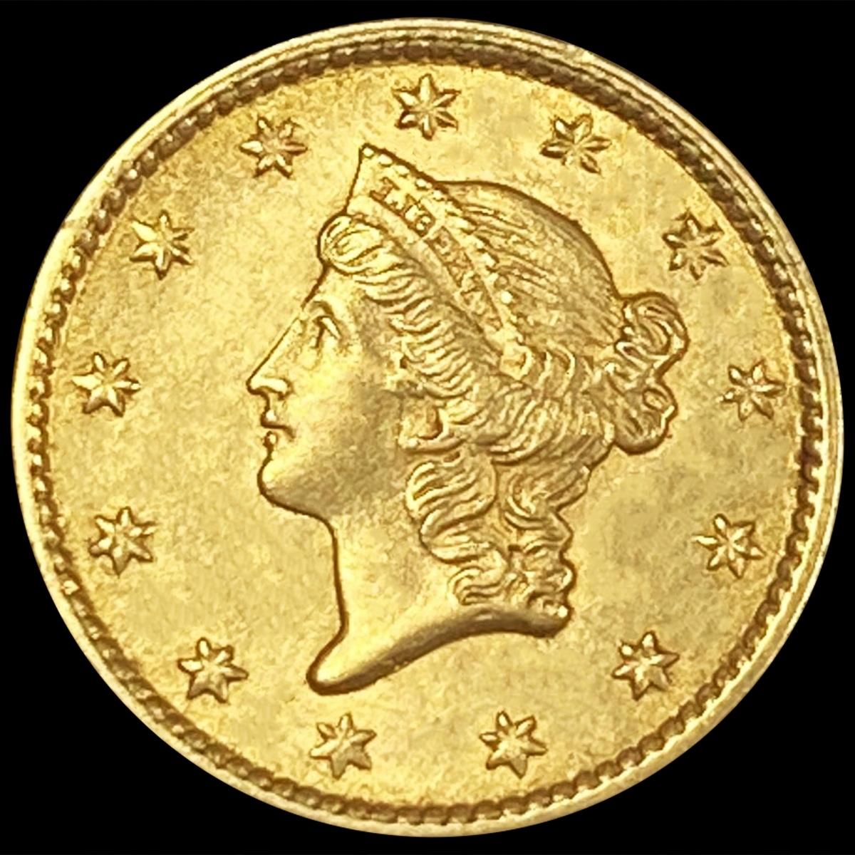 1853 Rare Gold Dollar UNCIRCULATED