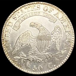 1823 Capped Bust Half Dollar NEARLY UNCIRCULATED