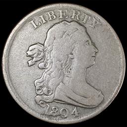 1804 Draped Bust Half Cent LIGHTLY CIRCULATED