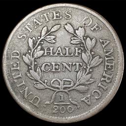 1804 Draped Bust Half Cent LIGHTLY CIRCULATED
