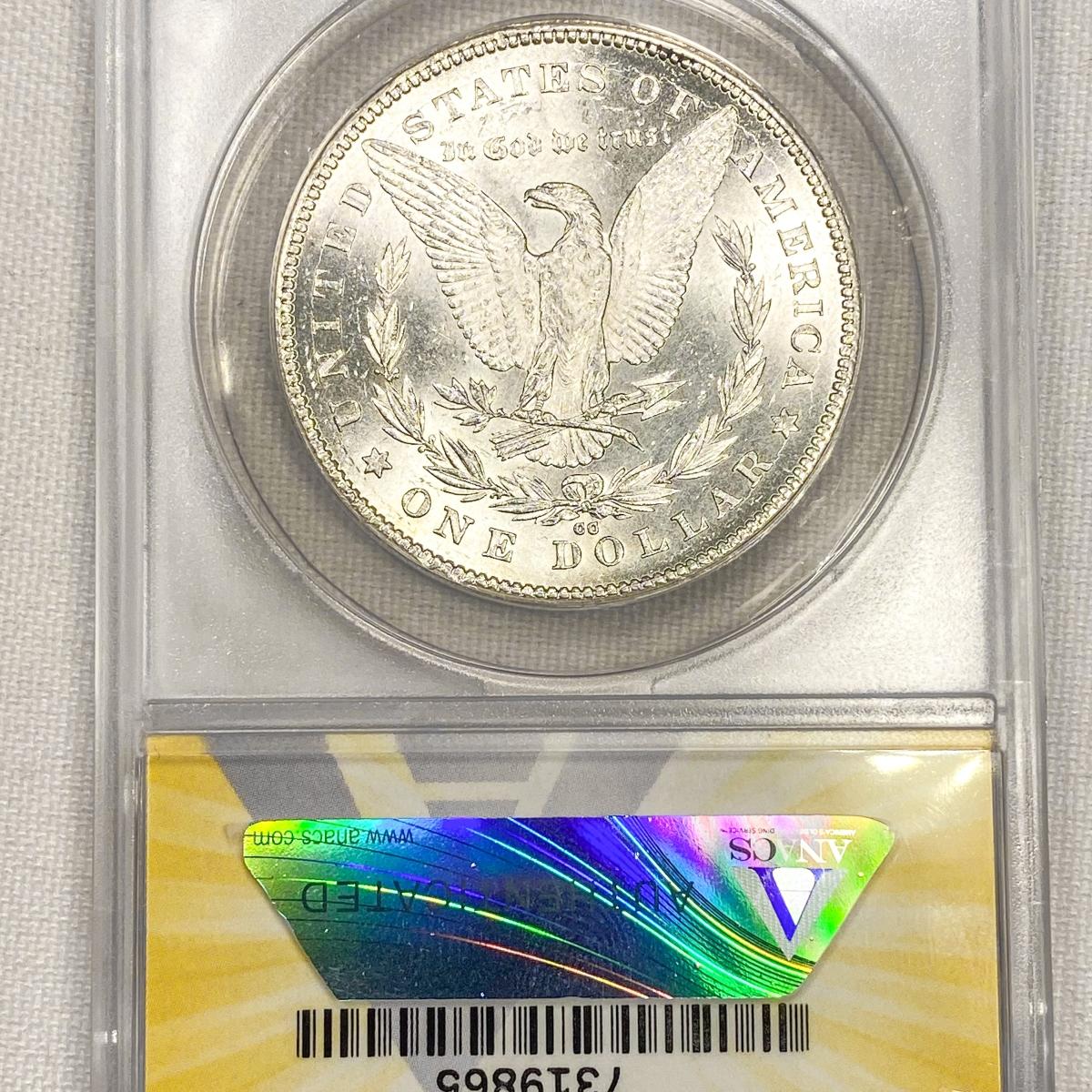 1878-CC Morgan Silver Dollar ANACS-MS62