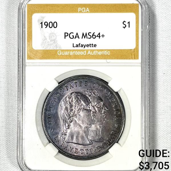 1900 Lafayette Silver Dollar PGA-MS64+