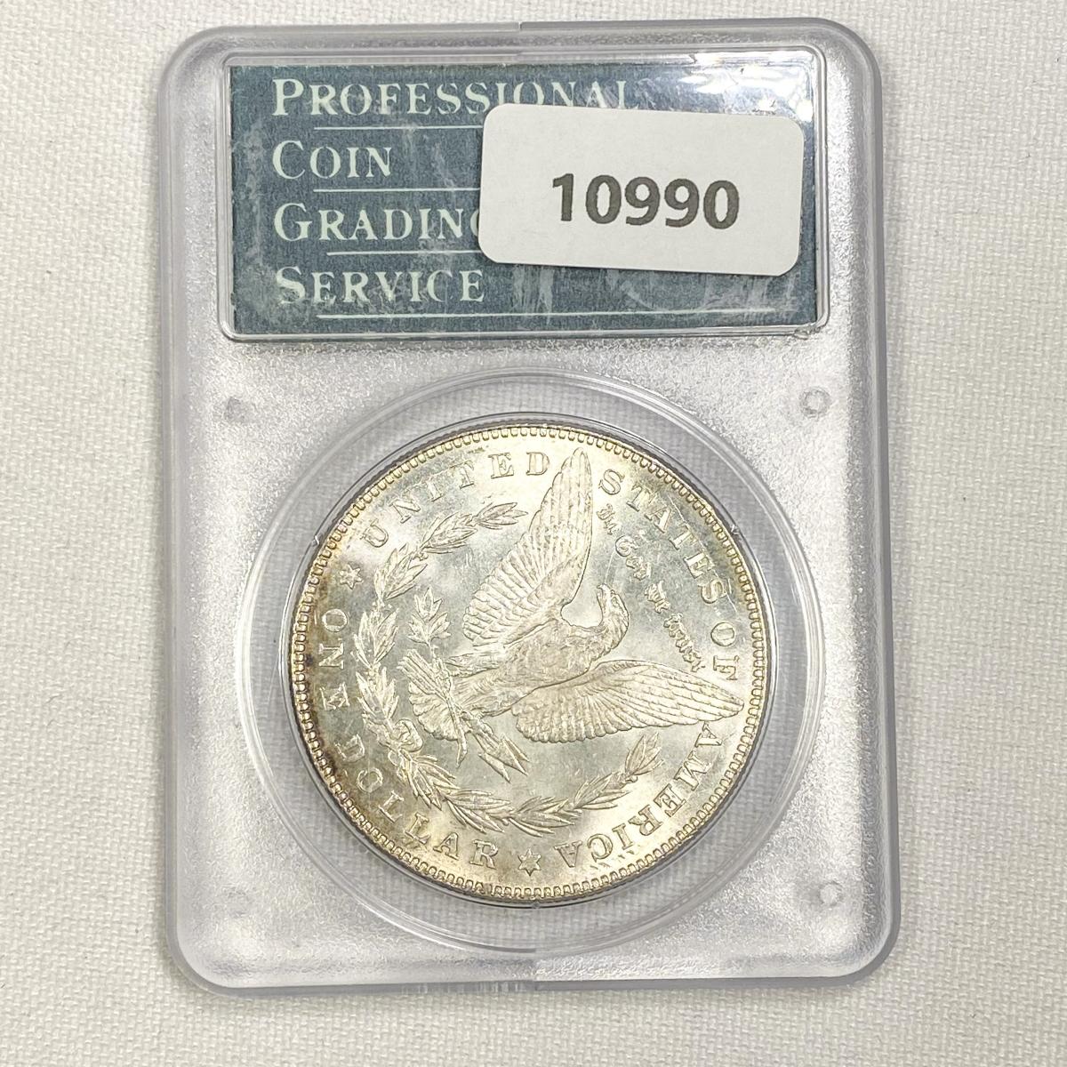 1878 7TF Morgan Silver Dollar PCGS-MS62
