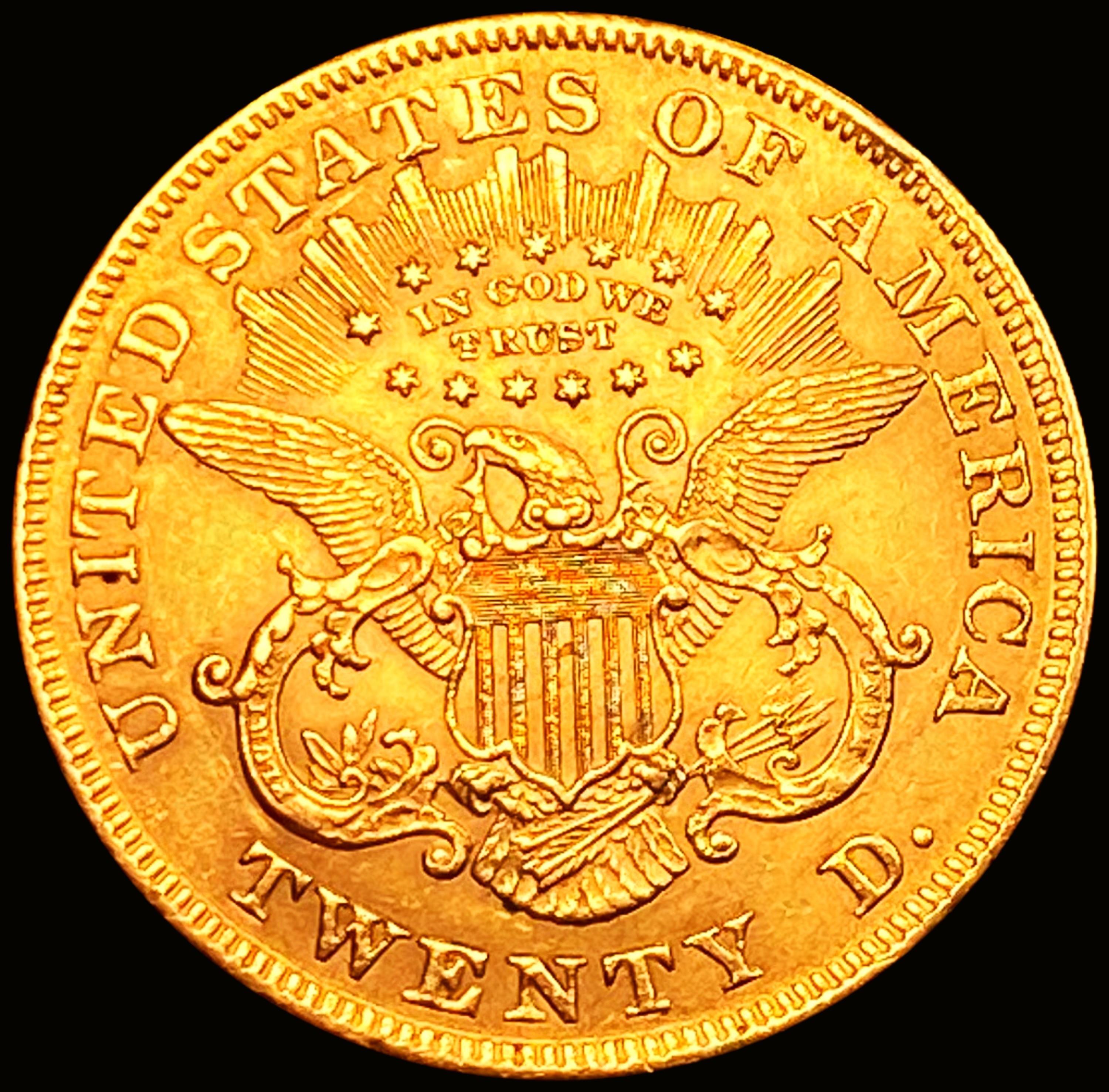 1873 Closed 3 $20 Gold Double Eagle CHOICE BU