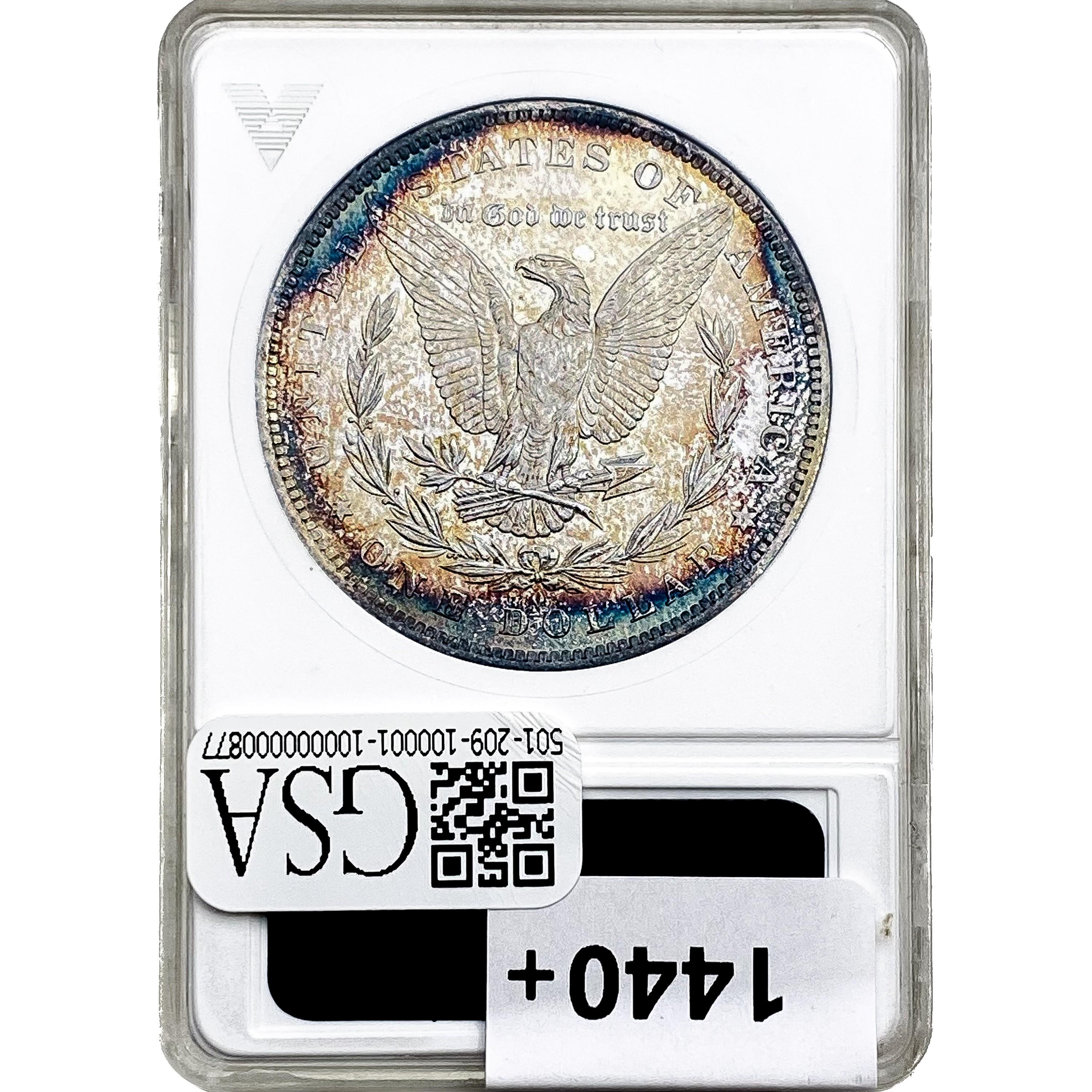 1883-O Morgan Silver Dollar ANACS MS65 DMPL