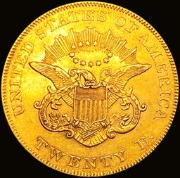 1861 $20 Gold Double Eagle UNCIRCULATED