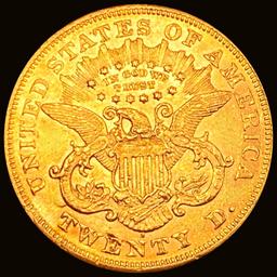 1871-S $20 Gold Double Eagle UNCIRCULATED