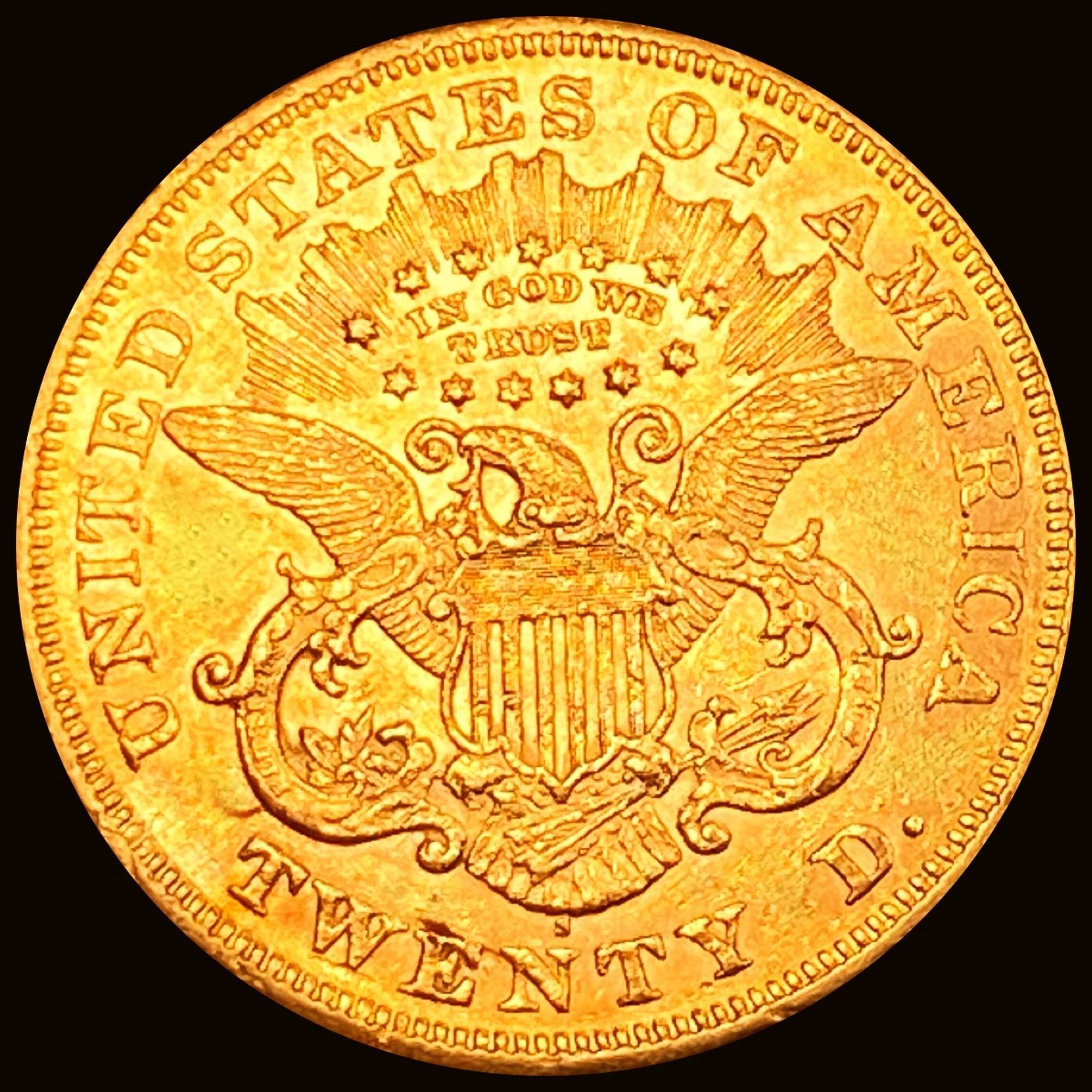 1871-S $20 Gold Double Eagle UNCIRCULATED