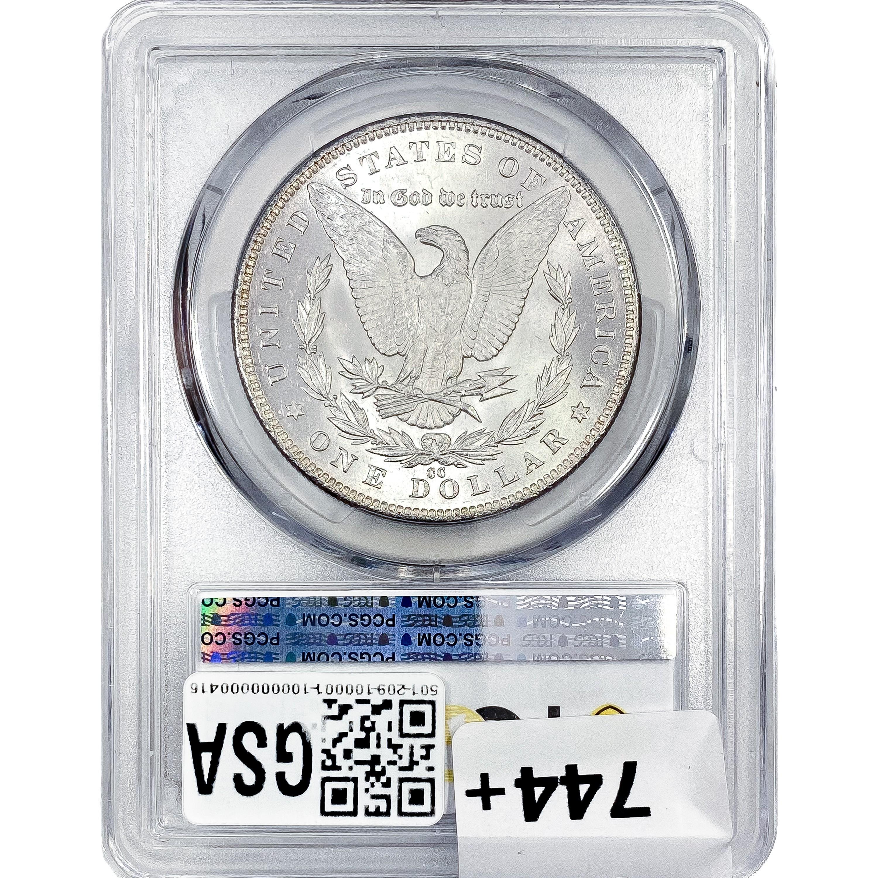 1891-CC Morgan Silver Dollar PCGS MS64