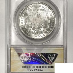 1884-CC Morgan Silver Dollar ANACS MS62