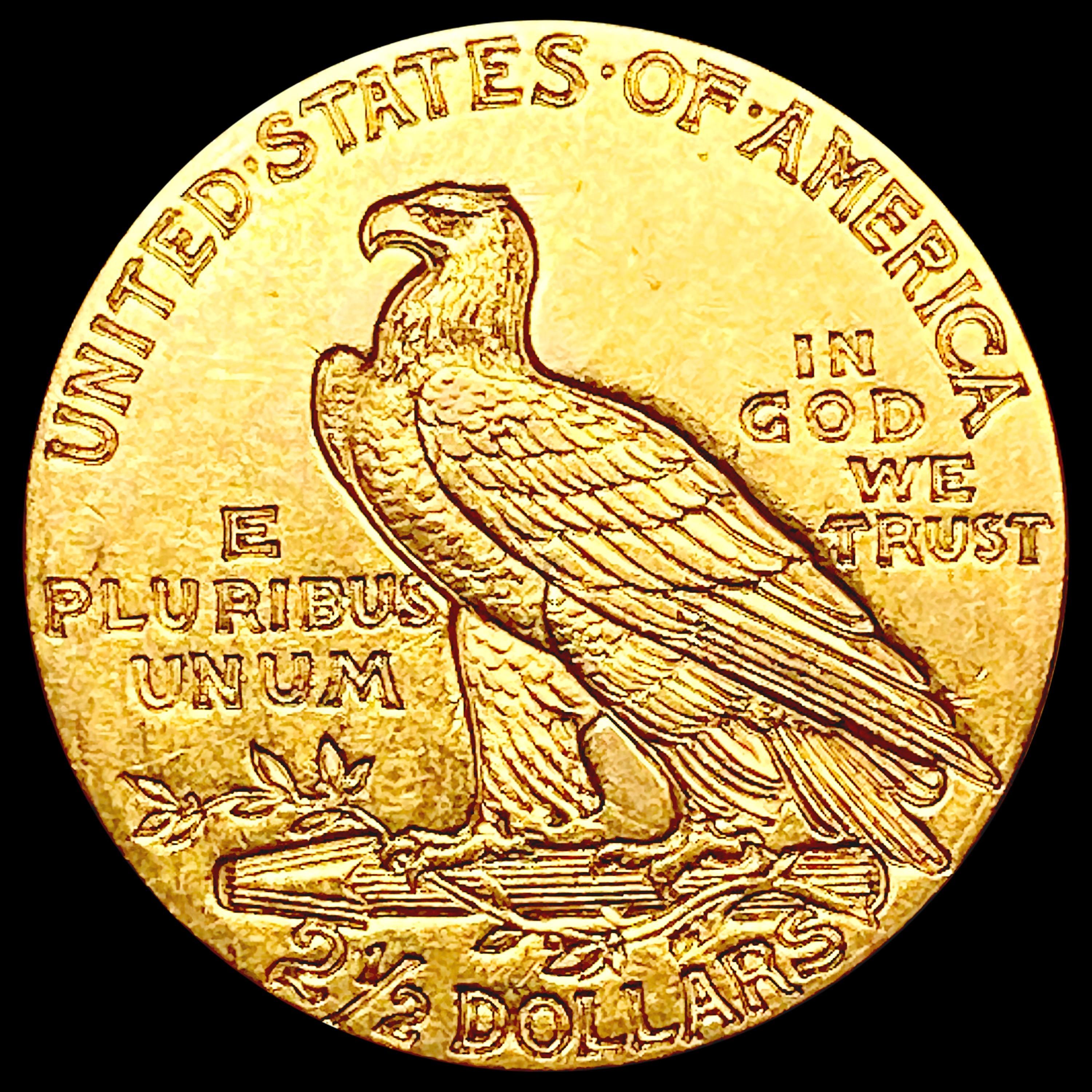 1913 $2.50 Gold Quarter Eagle CLOSELY UNCIRCULATED