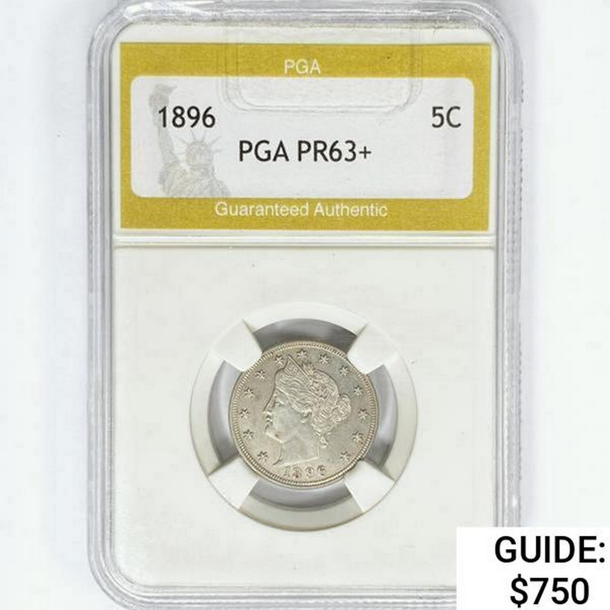 1896 Liberty Victory Nickel PGA PR63+