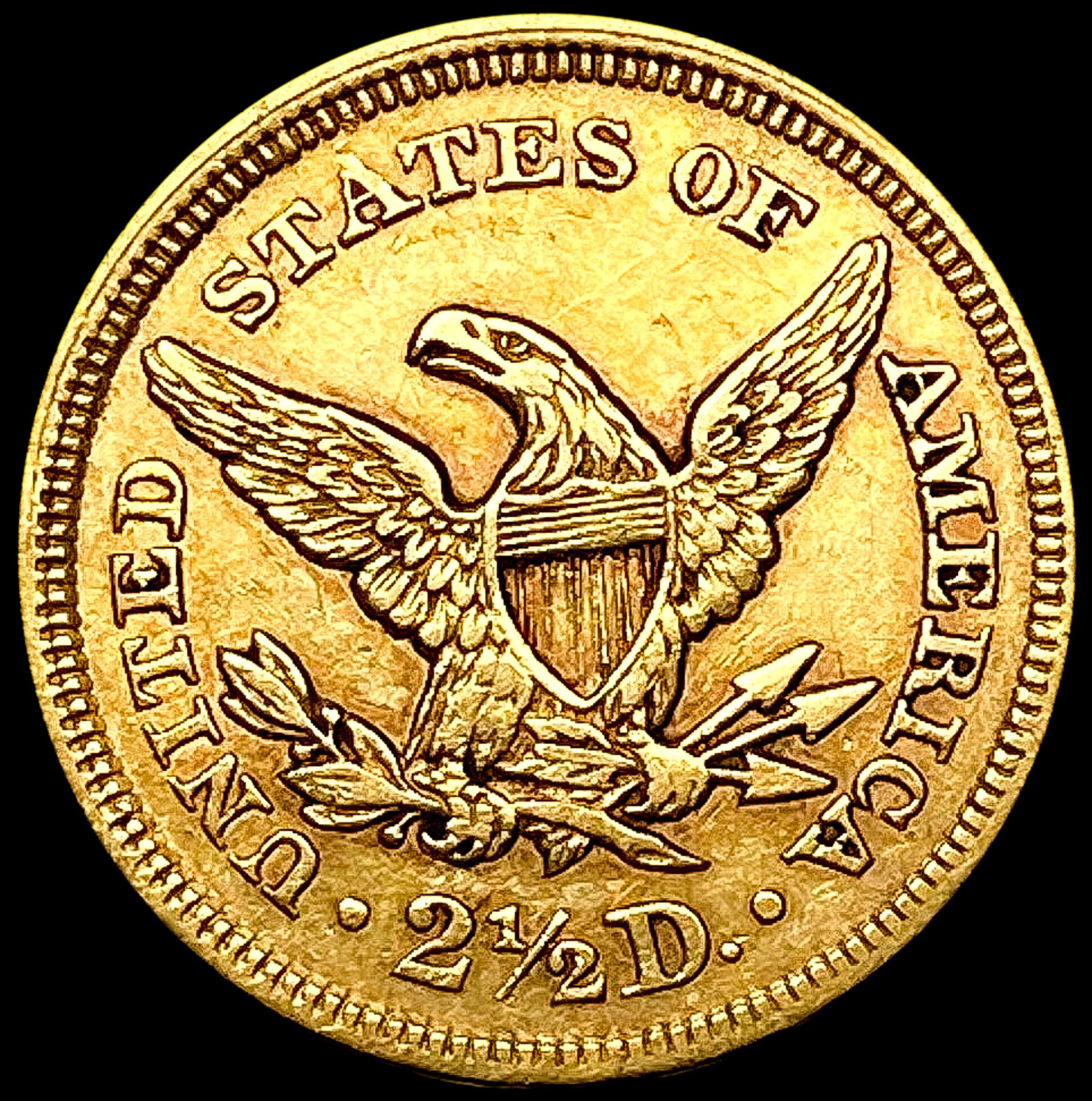 1853 $2.50 Gold Quarter Eagle CLOSELY UNCIRCULATED