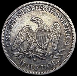 1863-S Seated Liberty Half Dollar CLOSELY UNCIRCUL