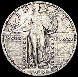 1918-S Standing Liberty Quarter CLOSELY UNCIRCULAT