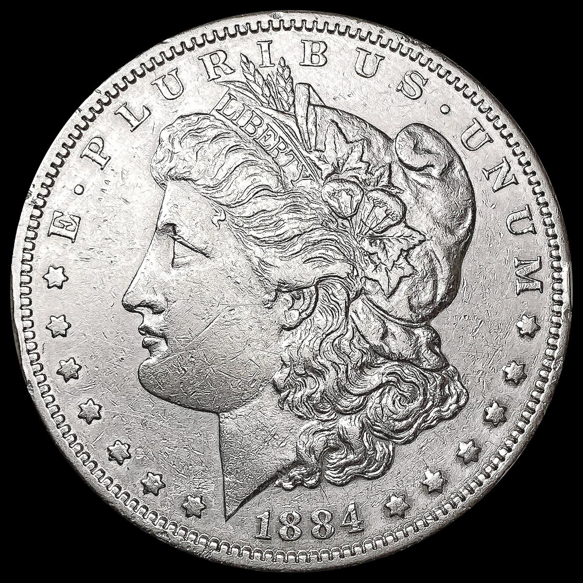 1884-S Morgan Silver Dollar CLOSELY UNCIRCULATED