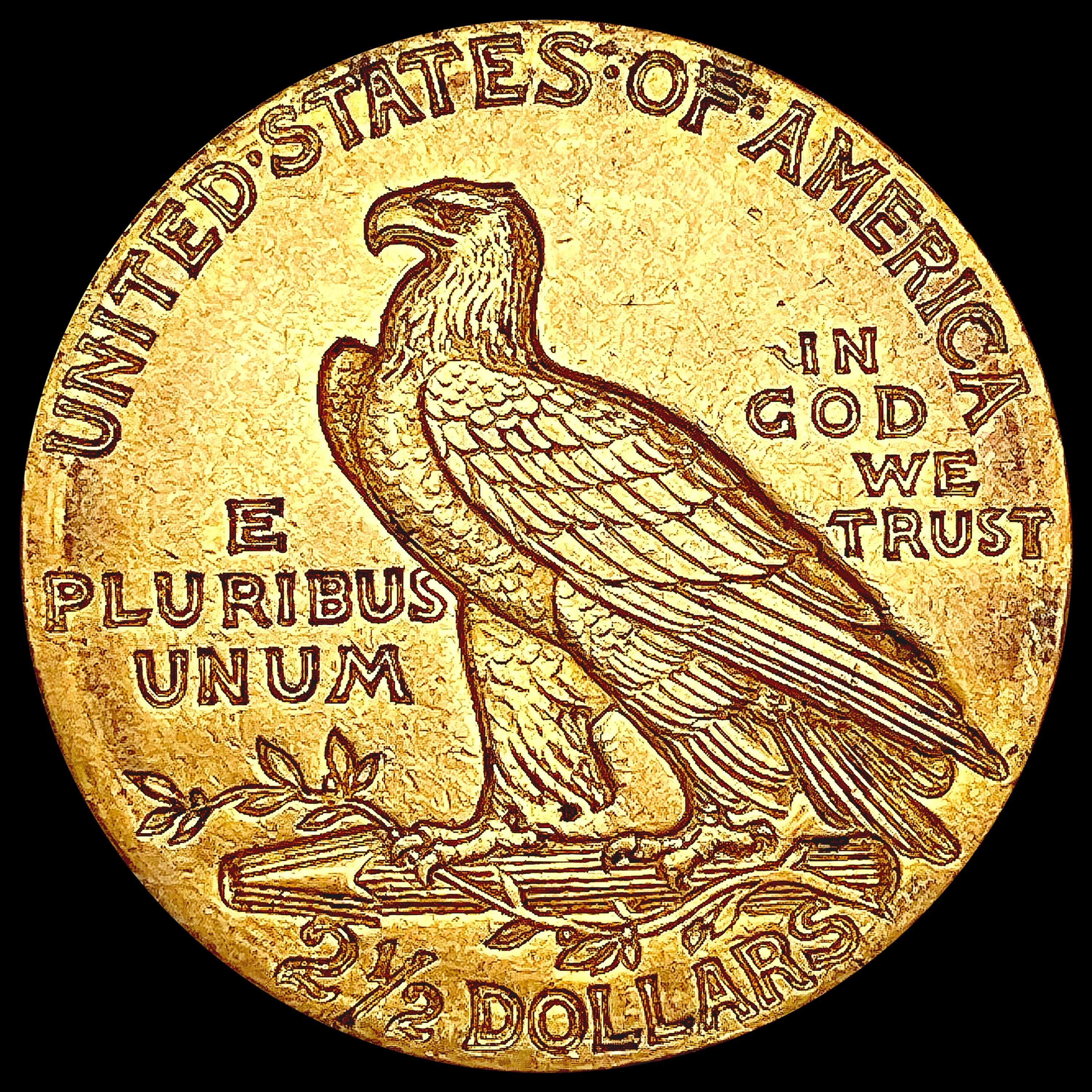 1911 $2.50 Gold Quarter Eagle CLOSELY UNCIRCULATED