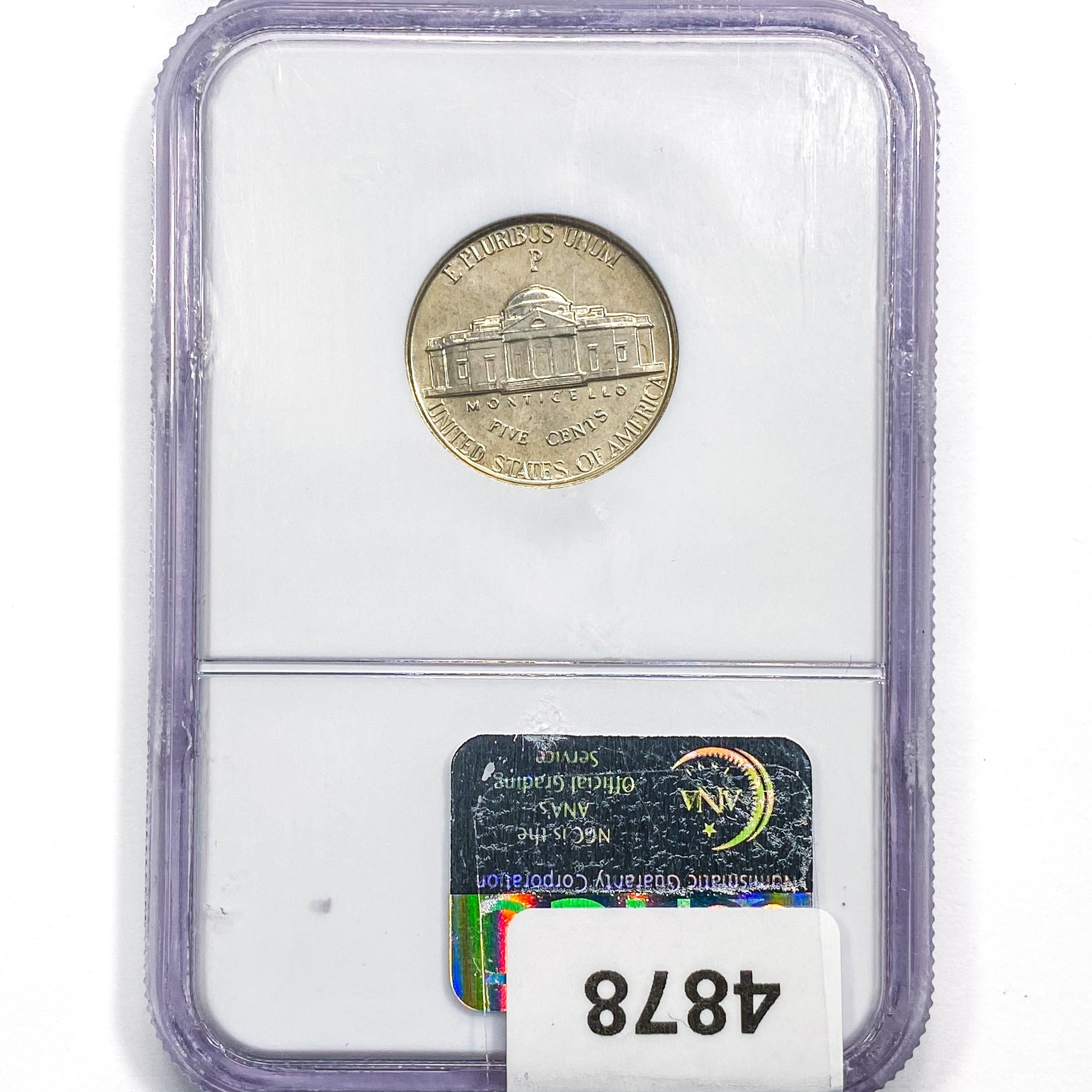 1942-P Jefferson Nickel NGC PF67