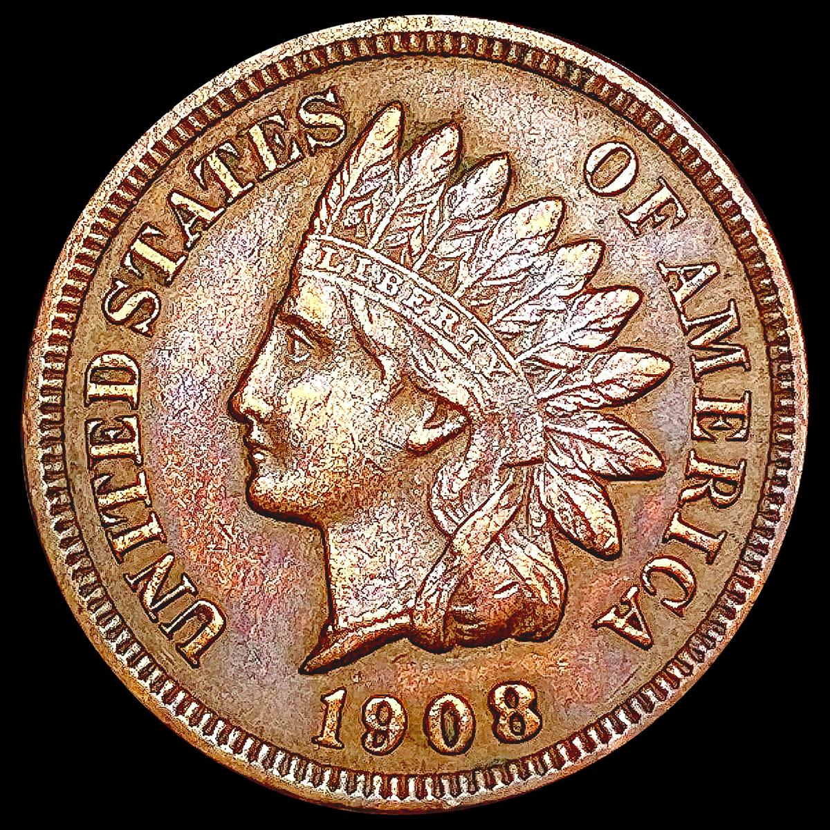 1908-S Indian Head Cent CLOSELY UNCIRCULATED