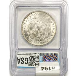1890-O Morgan Silver Dollar ICG MS62