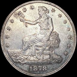 1878-S Silver Trade Dollar CHOICE AU