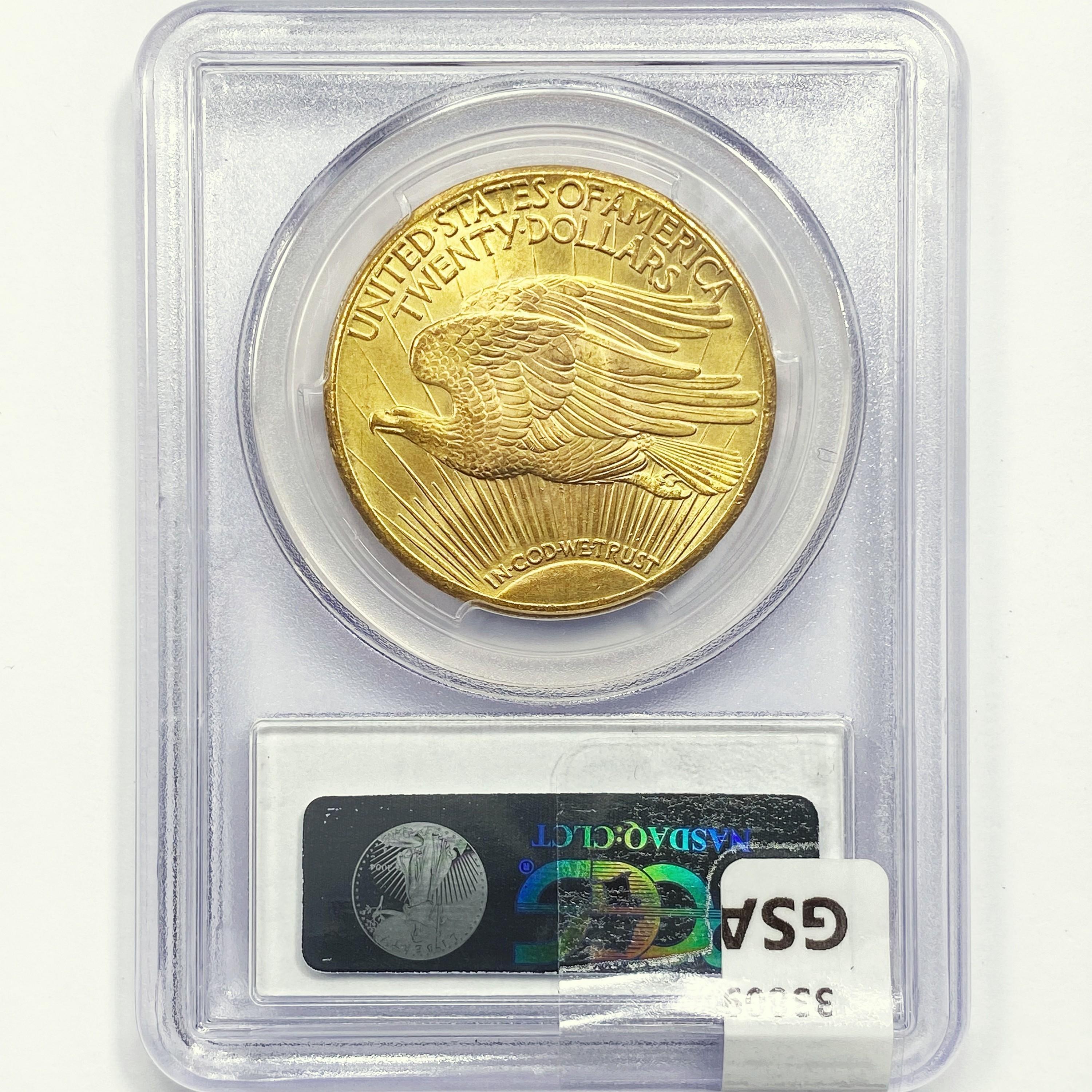 1924 $20 Gold Double Eagle PCGS MS66