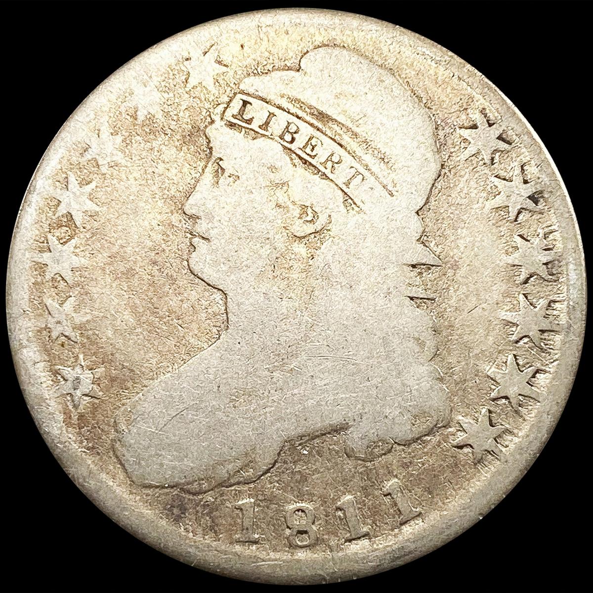 1811 Capped Bust Half Dollar NICELY CIRCULATED