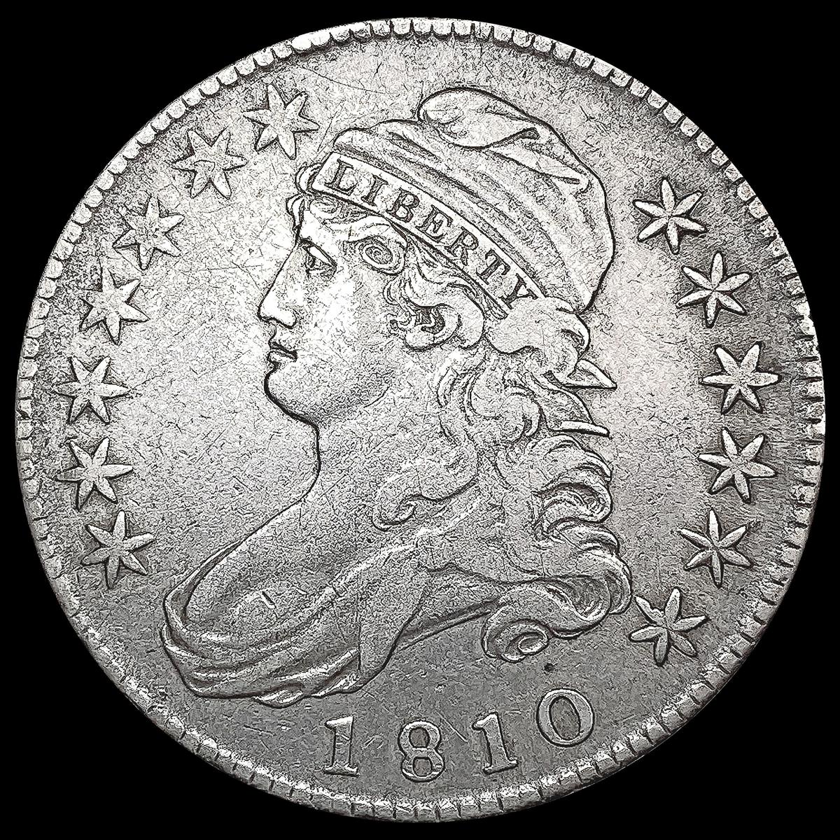 1810 Capped Bust Half Dollar NEARLY UNCIRCULATED