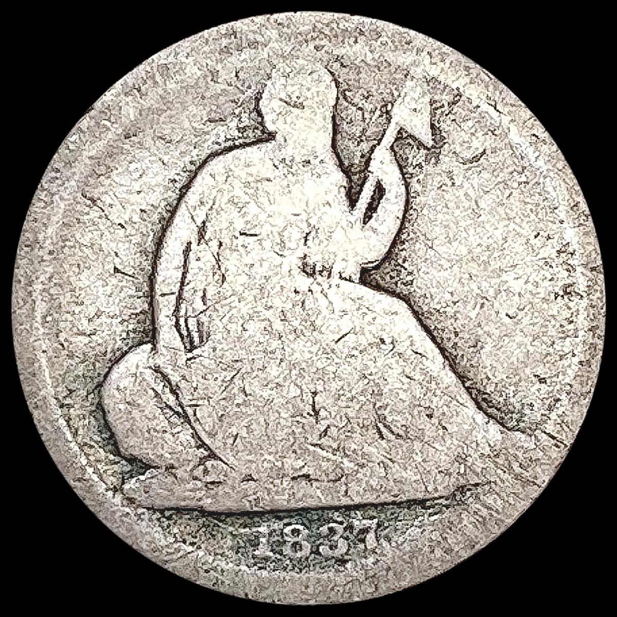 1837 Seated Liberty Dime NICELY CIRCULATED