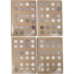 1932-1998 Wash. Quarter Set W/Proofs [186 Coins]
