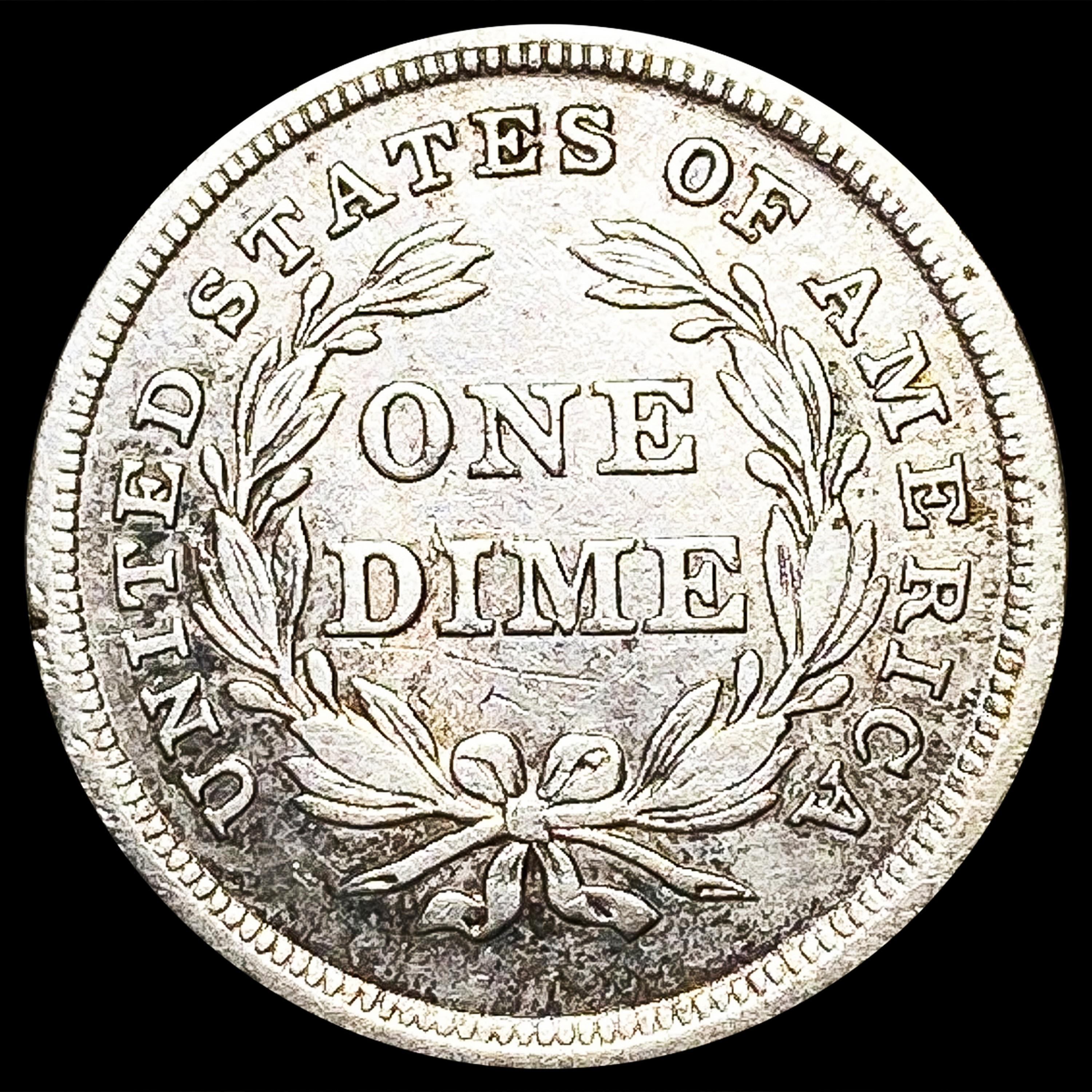 1839 Seated Liberty Dime ABOUT UNCIRCULATED