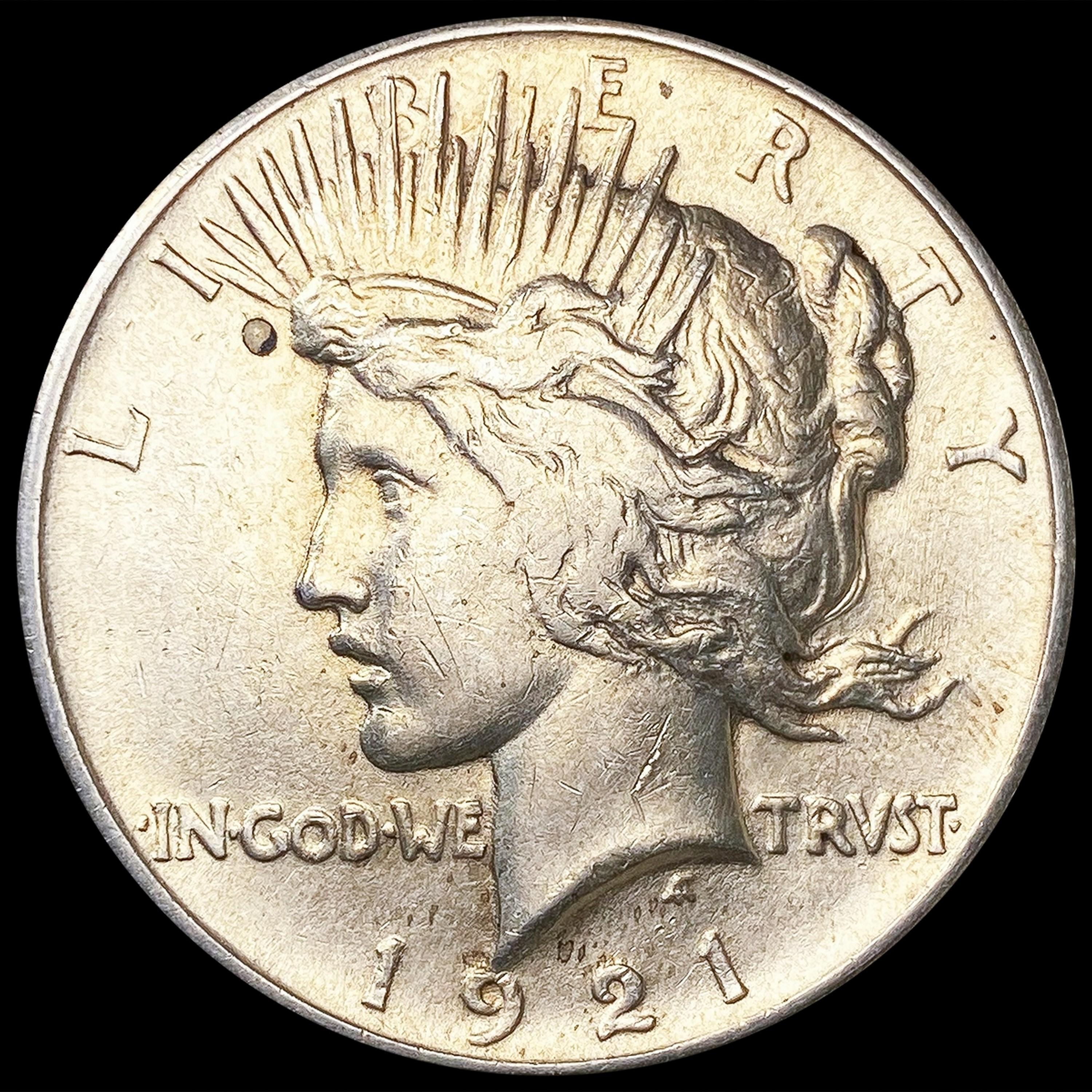 1921 Silver Peace Dollar CLOSELY UNCIRCULATED