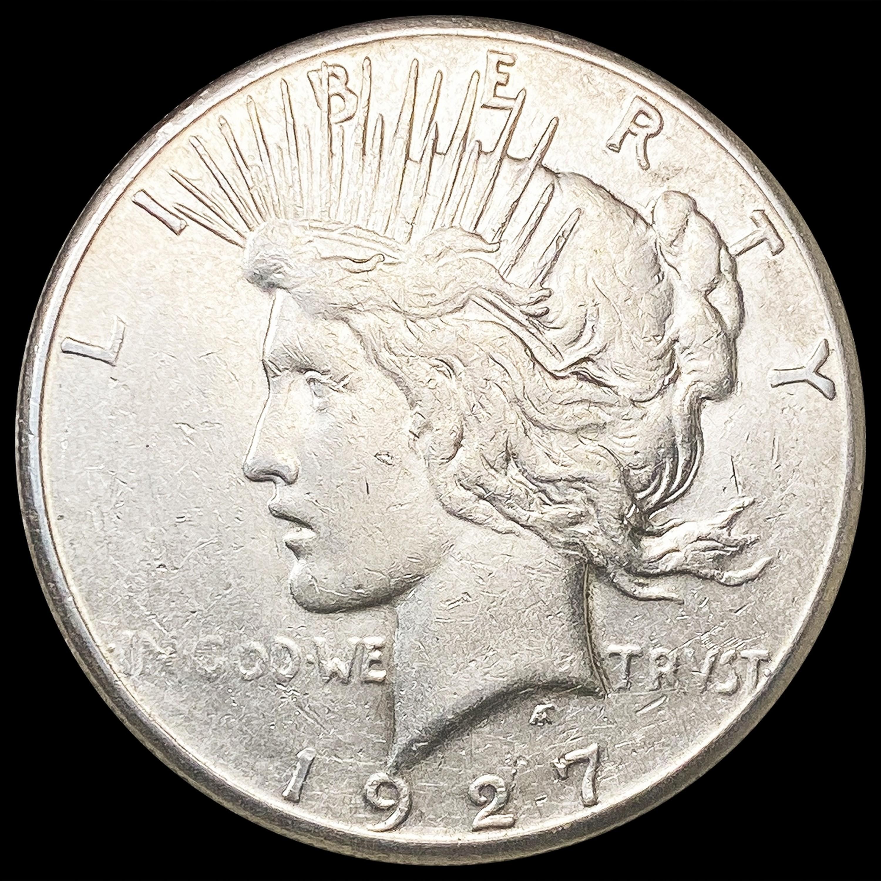 1927-S Silver Peace Dollar CLOSELY UNCIRCULATED