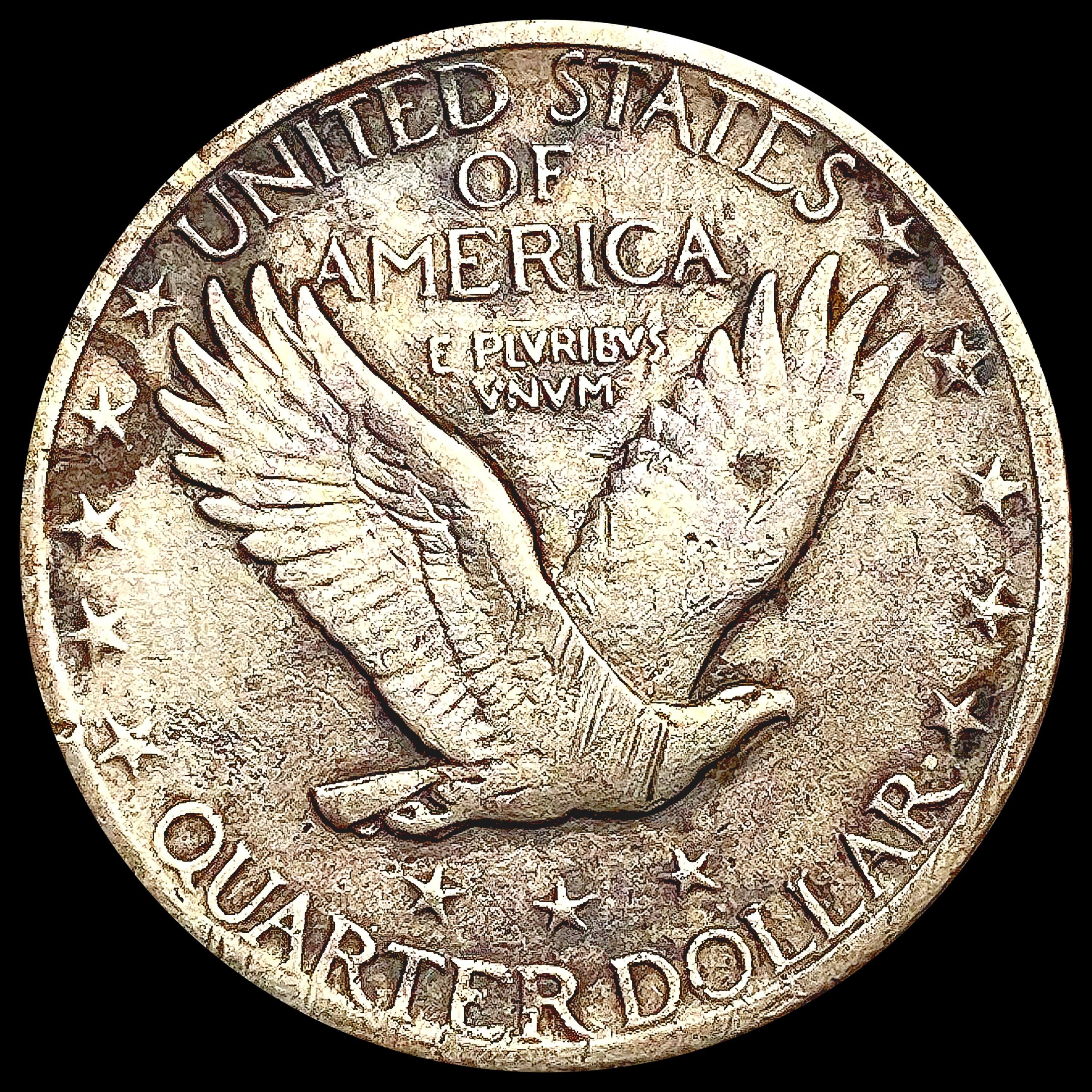1918-S Standing Liberty Quarter NICELY CIRCULATED