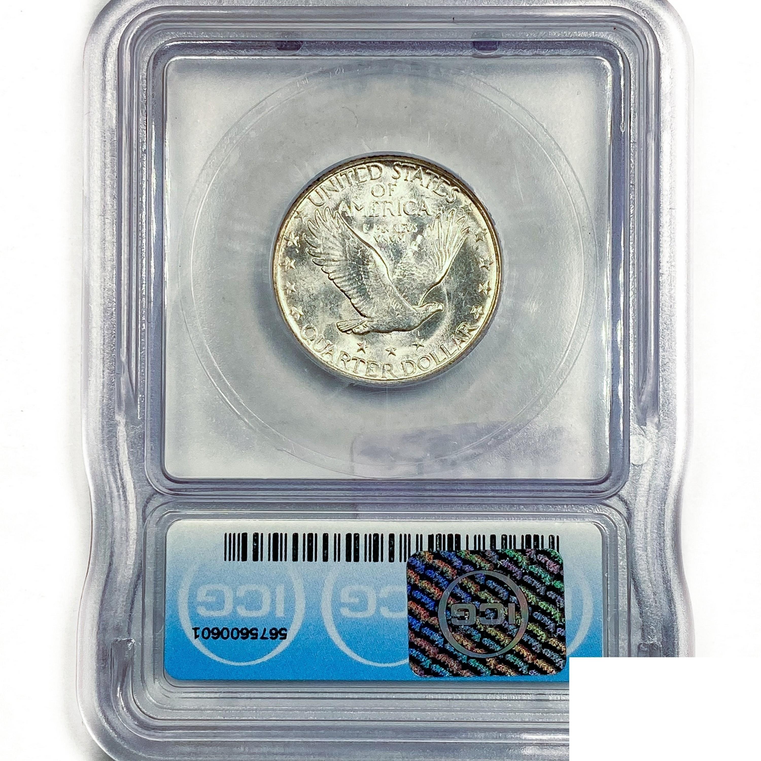 1926-D Standing Liberty Quarter ICG MS65