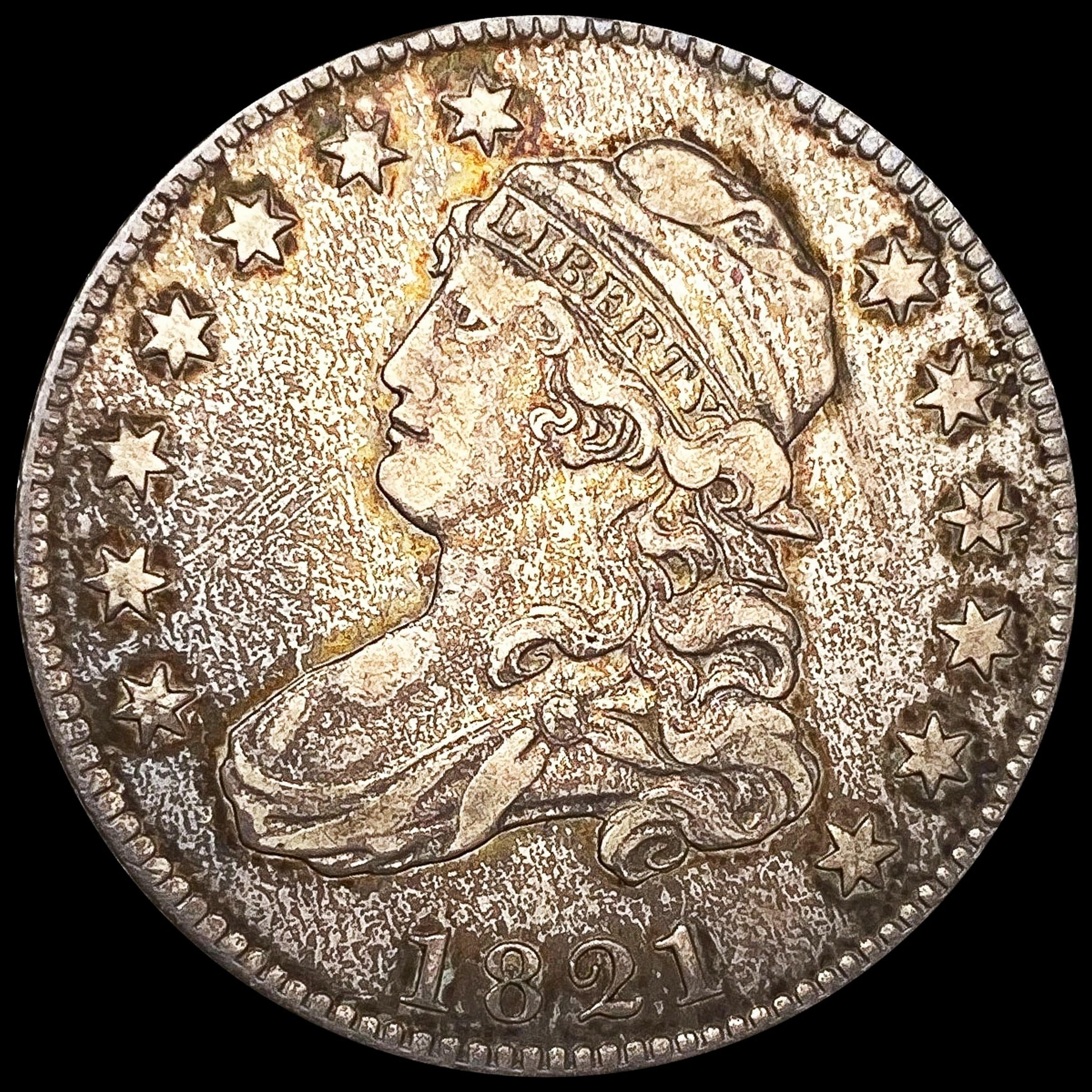 1821 Capped Bust Quarter NEARLY UNCIRCULATED